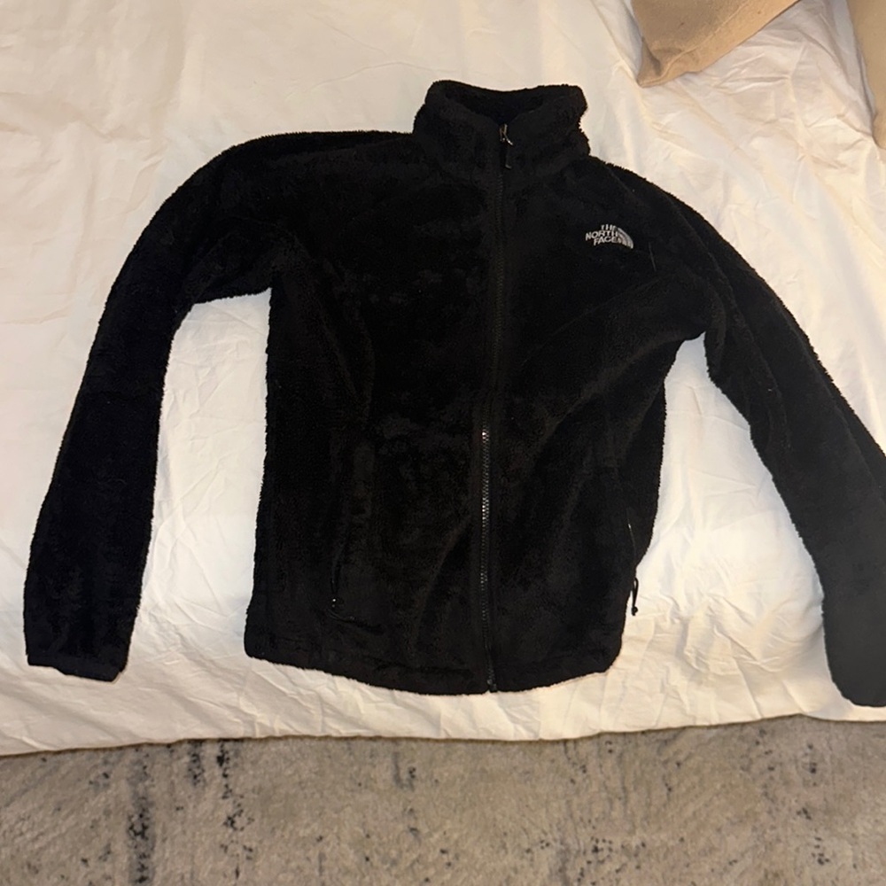 The North Face Black Teddy Jacket Plush Fleece